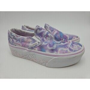 Vans Classic Slip-On Stackform Butterfly Dreams Shoe Sneaker Womans Size 6